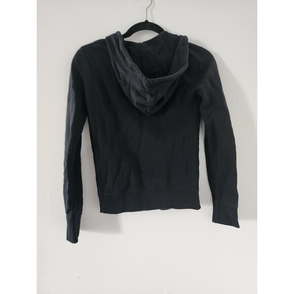 Mossimo Supply Co. Women Black Zip Up Hoodie XS - Picture 3 of 3